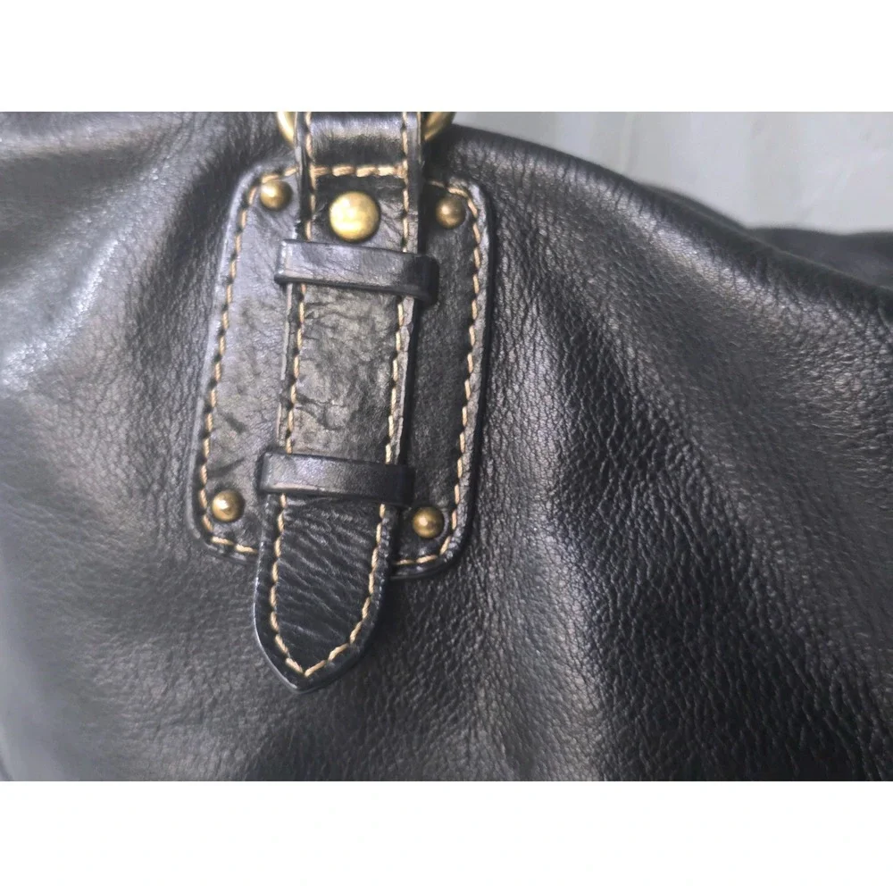 Vintage Fossil Hobo Pebbled Leather Tote Shoulder Bag ZB2544